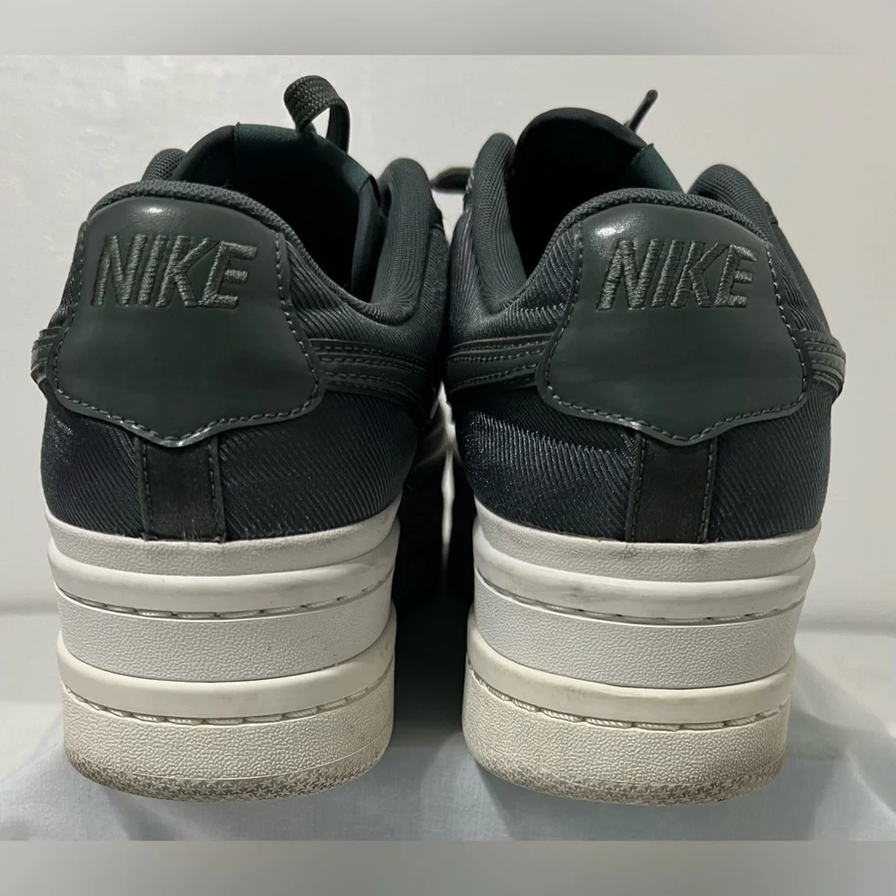 Nike Vandal Y2K Double Stack Platform Sneakers Mineral Spruce chunky